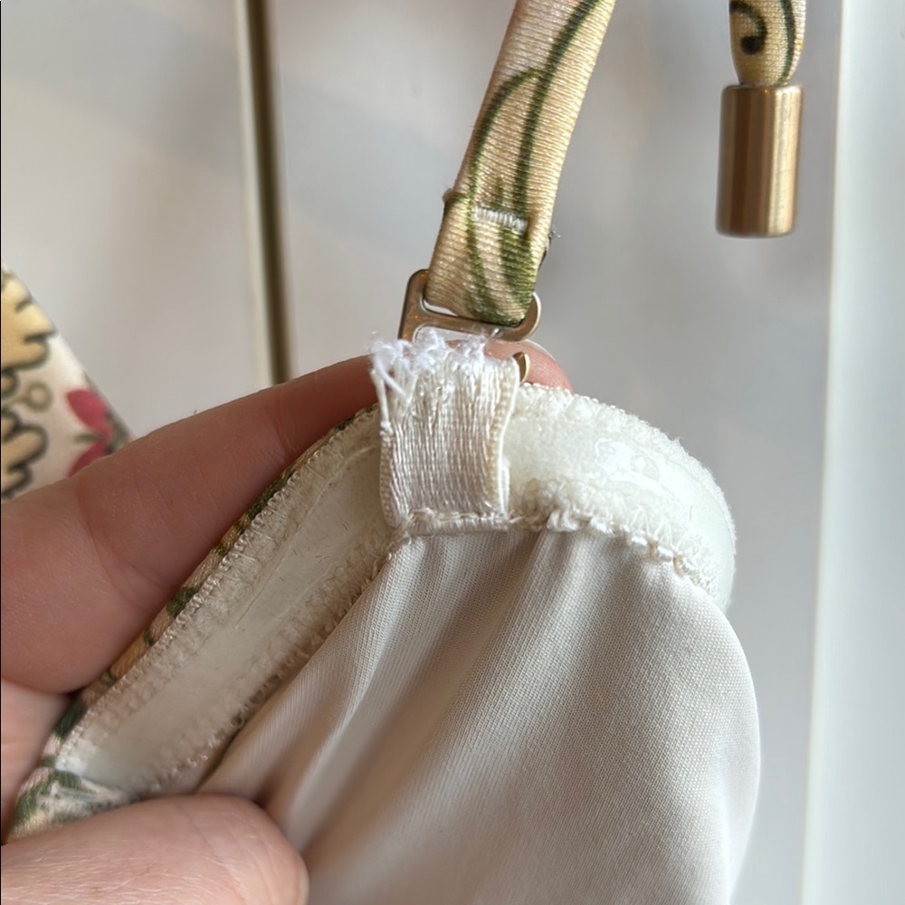 Zimmermann Floral Paisley One-Piece Swimsuit in Cream, Yellow, Pink - Picture 8 of 8